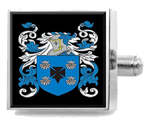 【中古】【未使用・未開封品】選択ギフトMcLaughlinスコットランド家紋Cufflinks Personalisedケース