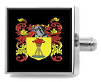 【中古】【未使用・未開封品】選択ギフトGreerアイルランド家紋Surnameの国章Cufflinks Personalisedケース