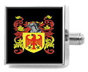 【中古】【未使用・未開封品】Gibbons England Family Crest 腕の紋章 カフスボタン パーソナライズケース