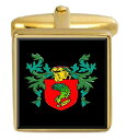 【中古】【未使用・未開封品】Select Gifts James England Family Crest 姓紋章 ゴールドカフリンクス 刻印ボックス