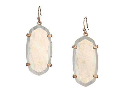 Freshwater Pearl - 【中古】【未使用・未開封品】Kendra Scott Esme イヤリング ローズゴールド/アイボリー マザーオブパール ワンサイズ, One Size, ローズゴールド パール