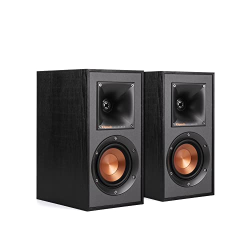 【中古】【未使用・未開封品】Klipsch ホームスピーカー R-41M パワフル ディテールに凝ったブックシェルフスピーカー 2個セット ブラック