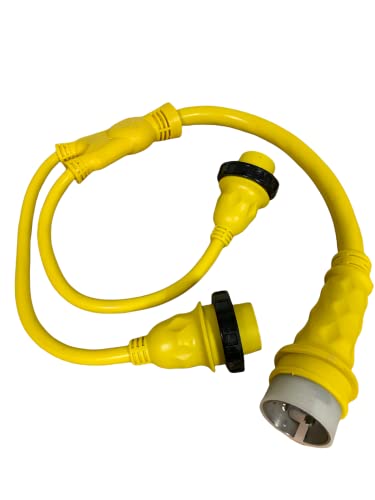 【中古】【未使用・未開封品】AMP UP Marine & RV Cords 125?/ 250?V 50?AmpオスX ( 2?) 30?AメスMarine YスプリッタボートShore電源アダプタ ajimura4861-11891846 AJIMURA-SHOP パッケージ画像
