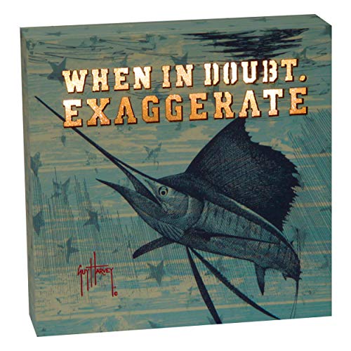 River's Edge Products 6インチ x 6インチ LEDサインボックス Guy Harvey Sailfish