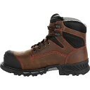 【中古】【未使用・未開封品】[Georgia] Boot Rumbler Composite Toe Waterproof Work Boot Black and Brown