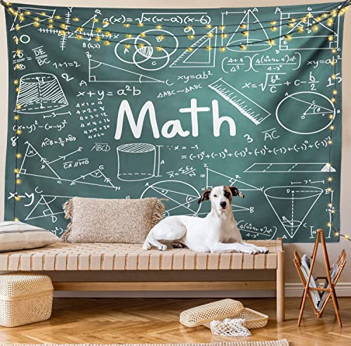 【中古】【未使用・未開封品】Lunarable 数学 部屋 タペストリー キングサイズ ボード 図面がいっぱい ..