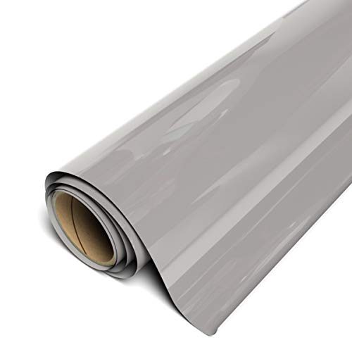 【中古】【未使用・未開封品】SISER EasyWeed HTV 11.8"x 9 ft Roll-Iron on Heat Transfer Vinyl (Gray, 25 Yards)