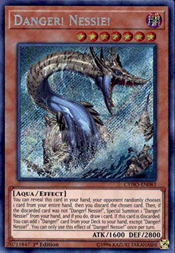 【中古】【未使用・未開封品】遊☆戯☆王???危険！Nessie 。???cyho-en083???Secret Rare???1st Edition???Cybernetic Horizon