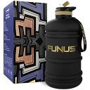 【中古】【未使用・未開封品】FUNUS ビッグウォーターボトル 1.3L - 2.2L 無臭水差し BPAフリー ハイドロジャグ 漏れ防止 再利用可能 大容量 ...