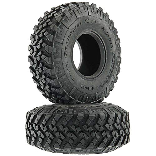 【中古】【未使用 未開封品】Axial AX31565 1.9 Nitto Trail Grappler M/T RC モンスタートラックロッククローラータイヤ R35コンパウンド(2)ブラック AXIC2020