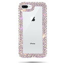 【中古】【未使用・未開封品】Jesiya iPhone 8 Plus/iPhone 7 Plus用ケース 3Dキラキラ輝くケース 豪華な輝くクリスタルラインスト...