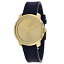 【中古】【未使用・未開封品】Movado Bold Yellow Gold Sunray Dial Ladies Leather Watch 3600474