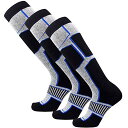 【中古】【未使用・未開封品】Pure Athlete スノーボードソックス - 快適で暖かいアウトドアソックス スキーとスノーボード用 - 暖かいボードソックス スキーソックス 男女兼
