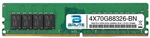 SONY - 【中古】【未使用・未開封品】Brute Networks 4X70G88326-BN - 16GB PC4-19200 DDR4-2400Mhz 2RX8 1.2v ECC UDIMM (OEM PN # 4X70G88326相当)