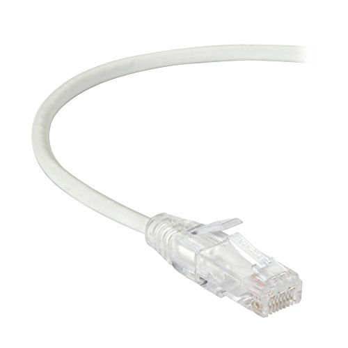 【中古】【未使用・未開封品】3フィート ホワイト Cat6a スリム 28Awg Patc