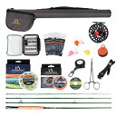【中古】【未使用・未開封品】M MAXIMUMCATCH Maxcatch プレミアフライフィッシングロッドとリールコンボ 9フィート釣り服 8 wt -9' ...