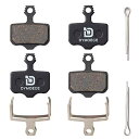 【中古】【未使用・未開封品】D Dymoece バイクディスクブレーキパッド 2組 Avid Elixir 1 3 5 7 9 R ER CR Mag Sram...