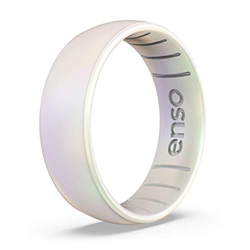 【中古】【未使用・未開封品】Enso Rings クラシックレジェンド シリコンリング 米国製 超快適 通気性 安全なシリコンリング メンズ レディース シリコン結婚指輪, 12, シリコ