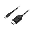 【中古】【未使用・未開封品】SIIG USB Type C - DisplayPort 編組ケーブル - 4K @60Hz USB C - DPケーブル - T...