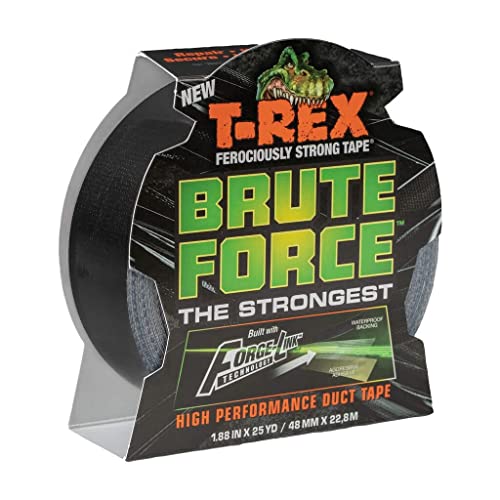 【中古】【未使用・未開封品】T-Rex 242703 Brute Force Strongest 高性能ダクトテープ 1.88インチ x 25ヤード ブラック