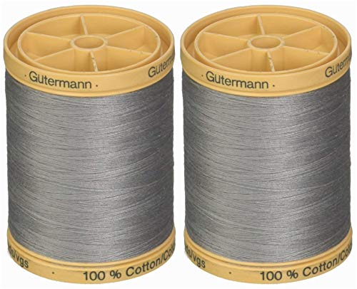 【中古】【未使用 未開封品】Gutermann 25049 天然コットン糸 無地 876ヤード 2 Pack 800C 6206