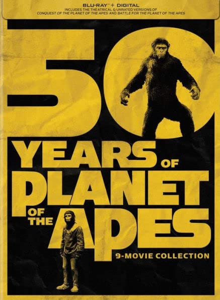 yÁzygpEJiz50 Years of Planet of the Apes 9-Movie Collection [Blu-ray]