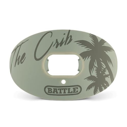 (Beige/Pale Green) - Battle The Crib Oxygen Mouthguard