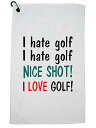 【中古】【未使用・未開封品】Hollywood Thread I Hate Golf Nice Shot I Love Golf! - カラビナクリップ付き面白いゴルフゴルフ用タオル【メーカー名】【メーカー型番】【ブランド名】Hollywood Thread Home & kitchen - AmazonGlobal free shipping, アクセサリ 【商品説明】Hollywood Thread I Hate Golf Nice Shot I Love Golf! - カラビナクリップ付き面白いゴルフゴルフ用タオル【注意】こちらは輸入品となります。当店では初期不良に限り、商品到着から7日間は返品を 受付けております。こちらは当店海外ショップで一般の方から買取した未使用・未開封品です。買取した為、中古扱いとしております。他モールとの併売品の為、完売の際はご連絡致しますのでご了承ください。ご注文からお届けまで1、ご注文⇒ご注文は24時間受け付けております。2、注文確認⇒ご注文後、当店から注文確認メールを送信します。3、当店海外倉庫から当店日本倉庫を経由しお届けしますので10〜30営業日程度でのお届けとなります。4、入金確認⇒前払い決済をご選択の場合、ご入金確認後、配送手配を致します。5、出荷⇒配送準備が整い次第、出荷致します。配送業者、追跡番号等の詳細をメール送信致します。6、到着⇒出荷後、1〜3日後に商品が到着します。　※離島、北海道、九州、沖縄は遅れる場合がございます。予めご了承下さい。お電話でのお問合せは少人数で運営の為受け付けておりませんので、メールにてお問合せお願い致します。営業時間　月〜金　10:00〜17:00お客様都合によるご注文後のキャンセル・返品はお受けしておりませんのでご了承下さい。