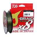 【中古】【未使用・未開封品】(65 Pound, 300 Yards) - Daiwa J-Braid Grand x8 Dark Green Braided ...