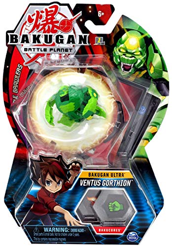 【中古】【未使用・未開封品】Bakugan Ultra、Ventus Gorthion 高さ3インチ コレクタブル 変身クリーチャー 対象年齢 6歳以上