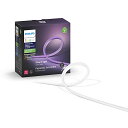 【中古】【未使用・未開封品】Philips Hue ホワイト & カラー アンビアンス アウトドア ライトストリップ 2m / 7フィート (ヒューハブが必要 Amazon Alexa Apple HomeKit Goog