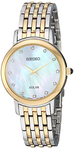 【中古】【未使用・未開封品】SEIKO レディースドレスステンレススチール日本製クォーツ腕時計 ステンレススチールストラップ ツートンカラー 13.8 モデル:SUP398 シルバー