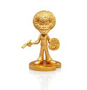 【中古】【未使用・未開封品】BobRoss Toonies ビニールフィギュア ゴールドバリアント 限定コレクション ポップカルチャー記念品 誕生日 卒業式 祝日