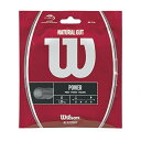 【中古】【未使用・未開封品】Wilson ナチュラルガットパワー テニスラケット ストリングセット 16および17ゲージ マルチパック 快適 コントロール (2...