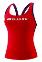 【中古】【未使用・未開封品】Speedo レディース ガード 水着 タンキニ トップ エンデュランス M レッド(4)