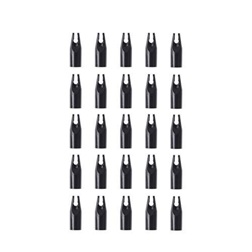 【中古】【未使用・未開封品】Bluecell 25個 プラスチック ブラック アーチェリー ハンティング コンパ..