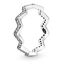 【中古】【未使用・未開封品】Pandora Jewelry きらめくジグザグキュービックジルコニアリング スターリングシルバー