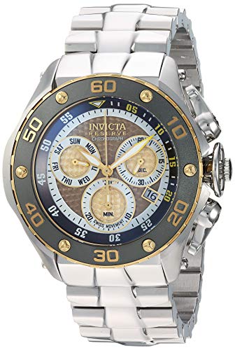 【中古】【未使用・未開封品】Invicta Men's 26570 Reserve Quartz Chronograph Silver, Grey Dial Watch