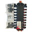 š̤ۡѡ̤ʡViega 50250 1/2-Inch PureFlow Zero Lead Poly Alloy PEX Crimp Manabloc With 18 Ports - 10 Cold 8 Hot