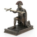 【中古】【未使用・未開封品】樹脂製レターオープナー ローマのコマンダー ニーリング レターオープナー/ペンホルダー ブロンズ仕上げ 像 6.5 X 7 X 3.5インチ ブロンズ(2)