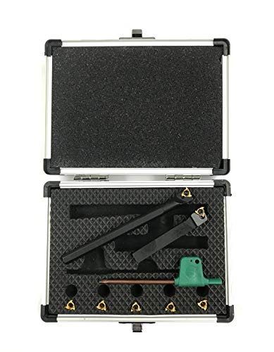 HHIP 2301-2500 Internal and External Indexable Threading Tool Holder Kit, 1/2" Shank