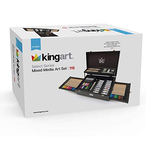 KINGART 131セレクトシリーズミクストメディア115セットアートセットの盛り合わせ