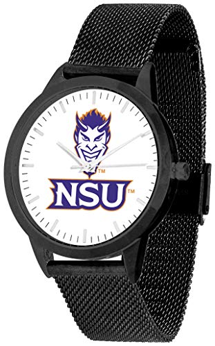 【中古】【未使用・未開封品】ノースウェスタン州立大学デーモンズ - メッシュステートメントウォッチ - ブラックバンド