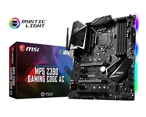 【中古】【未使用・未開封品】MSI MPG Z390 Gaming Edge AC LGA1151 (Intel 第8世代と第9世代) M.2 USB 3.1 Gen 2 DDR4 HDMI DP Wi-Fi SLI CFX ATX Z390 ゲーミングマザーボー