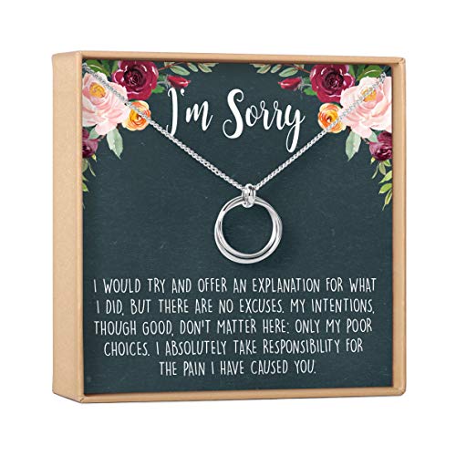 【中古】【未使用・未開封品】Dear Ava Apology 彼女用ギフトネックレス : 友人、ガールフレンド、2リンクサークルへのギフト。