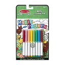 【中古】【未使用・未開封品】Melissa & Doug マジック パターン 子供用 ペット マーカー 塗り絵パッド 外出先での旅行活動 (女の子や男の子への素晴らしいギフト - 4、5、6、