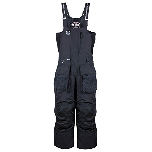 【中古】【未使用・未開封品】StrikerICE メンズ 気候 ビブ、フィッシングパンツ 寒冷気候用 Sureflote テクノロジー 2XL ブラック