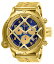 š̤ۡѡ̤ʡInvicta Men's 26464 Russian Diver Quartz Chronograph Blue, Gold Dial Watch