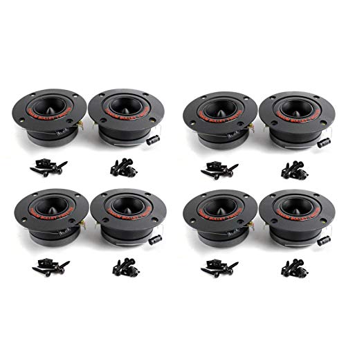 【中古】【未使用・未開封品】Pyramid TW18BK 3.25インチ 300W Pro Horn カーオーディオツイータースピーカー チタン(4組)