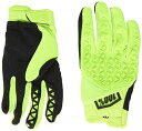 【中古】【未使用・未開封品】100% Airmatic メンズ オフロードバイクグローブ - イエロー/ブラック/ミディアム